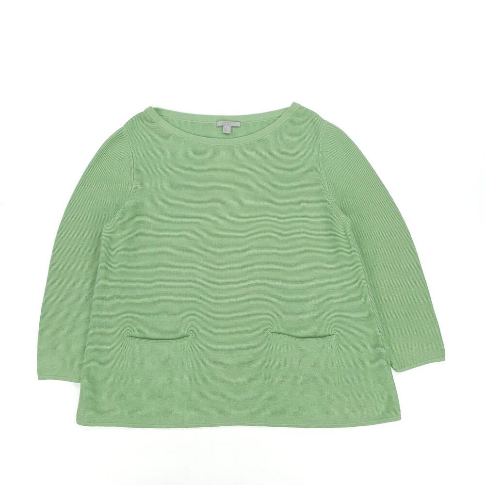 COS A-line Knitted Top Pocket Sweater Minimal Lagenlook Preppy Geek Chic Boho